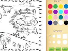 Laro Farming Coloring Book For Kids