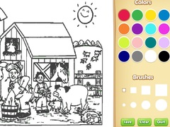 Laro Farm Coloring Book For Kids