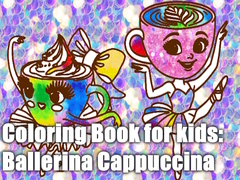 Laro Coloring Book for kids: Ballerina Cappuccina 