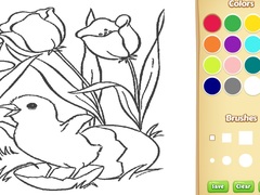 Laro Flowers Coloring Book For Kids