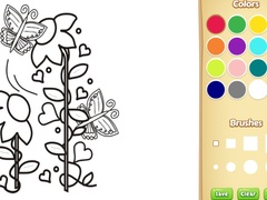 Laro Butterflies and Flowers Coloring Book for Kids