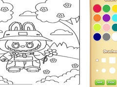 Laro Labubu Coloring Book For Kids