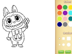 Laro Labubu Doll Coloring Book for Kids
