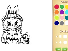 Laro Halloween Labubu Coloring & Drawing Game
