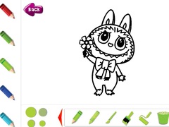 Laro Labubu Coloring Pages