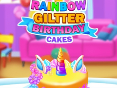 Laro Rainbow Glitter Birthday Cakes