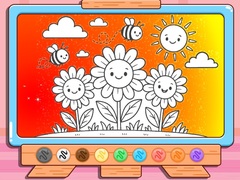Laro Coloring Book: Happy Flower
