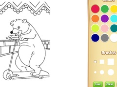 Laro Circus Animals Coloring Book