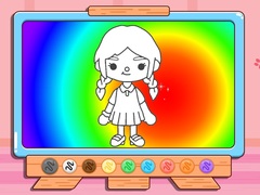 Laro Coloring Book: Toca Boca Girl