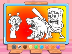 Laro Coloring Book: Sprunki VS Tung Tung Sahur