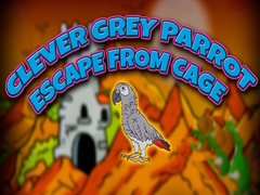 Laro Clever Grey Parrot Escape from Cage