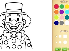 Laro Clown Coloring Book