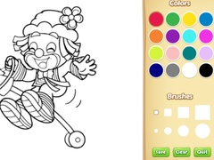 Laro Clown Coloring Pages