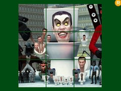 Laro Skibidi Toilet Sliding Puzzle