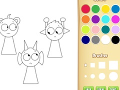 Laro Sprunki Coloring Pages