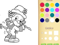 Laro Clown Coloring Book For Adults