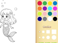 Laro Mermaid Coloring Book For Kids