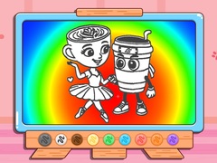 Laro Coloring Book: Cappuccina Assassino Love Story