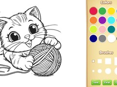 Laro Cat Coloring Book