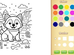 Laro Dog Coloring Book