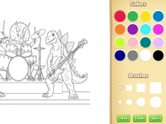 Laro Dinosaur Coloring Book For Kids