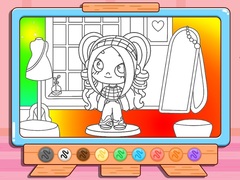 Laro Coloring Book: Avatar Girl Dress Up Shopping