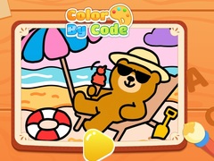 Laro Color By Code: Chill Bear