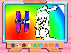 Laro Coloring Book: Alphabet Lore H