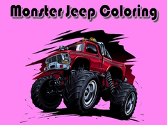 Laro Monster Jeep Coloring