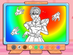 Laro Coloring Book: Wednesday Addams Dancing