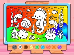 Laro Coloring Book: Kawaii Sea Animals