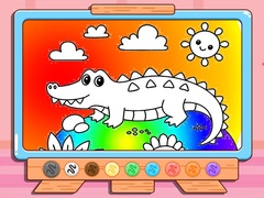 Laro Coloring Book: Crocodile