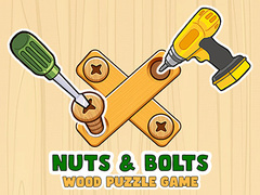 Laro Nuts & Bolts Wood Puzzle Game