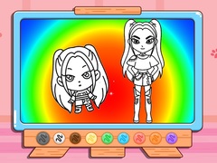 Laro Coloring Book: Mira Kpop Demon Hunters