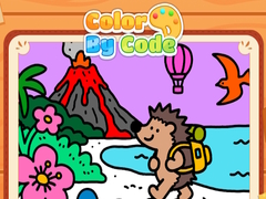 Laro Color By Code Volcano Hedgehog