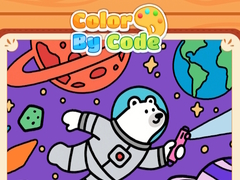 Laro Color By Code Space Bear
