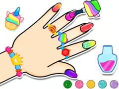 Laro Coloring Book: Nail Art & Bracelet Diy