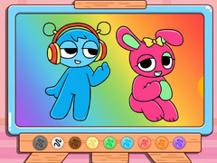Laro Coloring Book: Sprunki Pinki & Oren