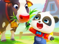Laro Jigsaw Puzzle: Baby Panda Cow Ranch