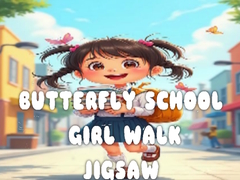 Laro Butterfly School Girl Walk Jigsaw