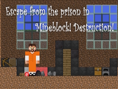 Laro Escape from the prison in Mineblock! Destruction!