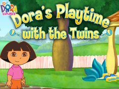 Laro Dora the Explorer Dora's Playtime with the Twins