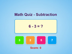 Laro Math Quiz - Subtraction