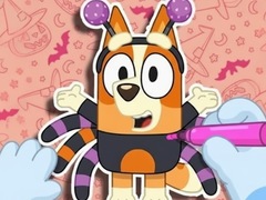 Laro Coloring Book: Halloween Spooky Bingo & Bluey