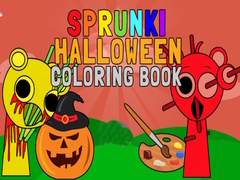 Laro Sprunki Halloween Coloring Book