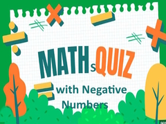 Laro Maths Quiz with Negative Numbers