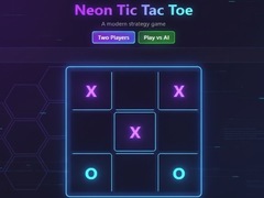 Laro Neon Tic-Tac-Toe
