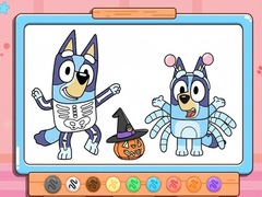 Laro Coloring Book: Bluey Halloween Costume