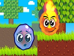 Laro Fire Ball and Water Ball: Parkour Love Balls