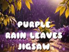 Laro Purple Rain Leaves Jigsaw